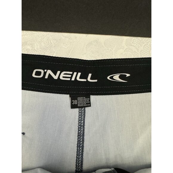 O'Neill Size 38 Heist Red White Blue Stars USA‎ Board Shorts Surf Swim Unlined - Picture 3 of 11